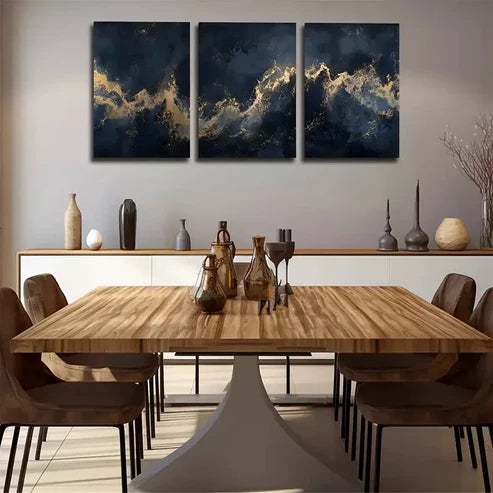 3pcs Nebula From The Universe Wall Art Canvas Unframed - High Quality Print 100% Australian Made Wall Canvas