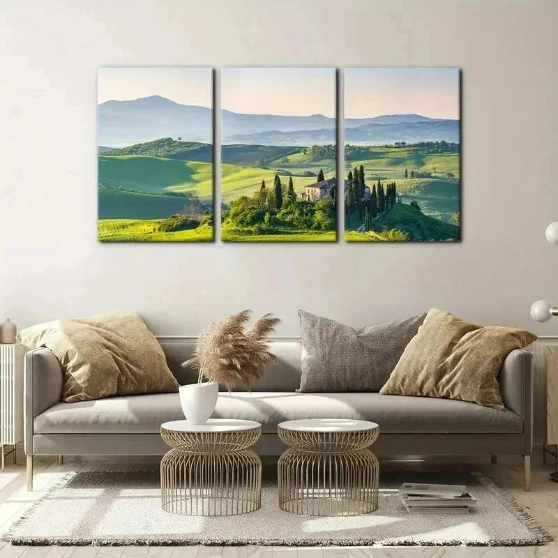 3pcs Natural Scenery wall Art Set Canvas Framed 60x90cm - High Quality Print 100% Australian Made Wall Canvas Ready to Hang