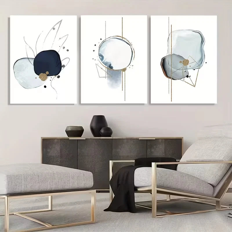 3pcs Peanut Butter Paste Cake Painting TI Wall Art Set Canvas Framed 40x60cm - High Quality Print 100% Australian Made Wall Canvas Ready to Hang