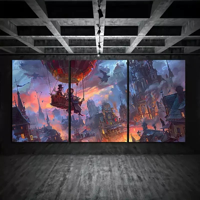 3pcs Nordic Modern Black and White Canvas Framed 40x60cm - High Quality Print 100% Australian Made Wall Canvas Ready to Hang