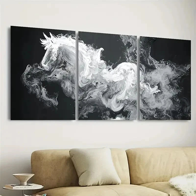 3pcs Modern Minimalist Unique Home Decor Wall Art Set Canvas Framed 40x60cm - High Quality Print 100% Australian Made Wall Canvas Ready to Hang