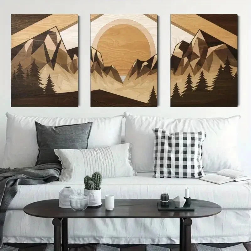 3pcs Summer & Fall Seasonal Decor Wall Art Set Canvas Framed 60x90cm - High Quality Print 100% Australian Made Wall Canvas Ready to Hang