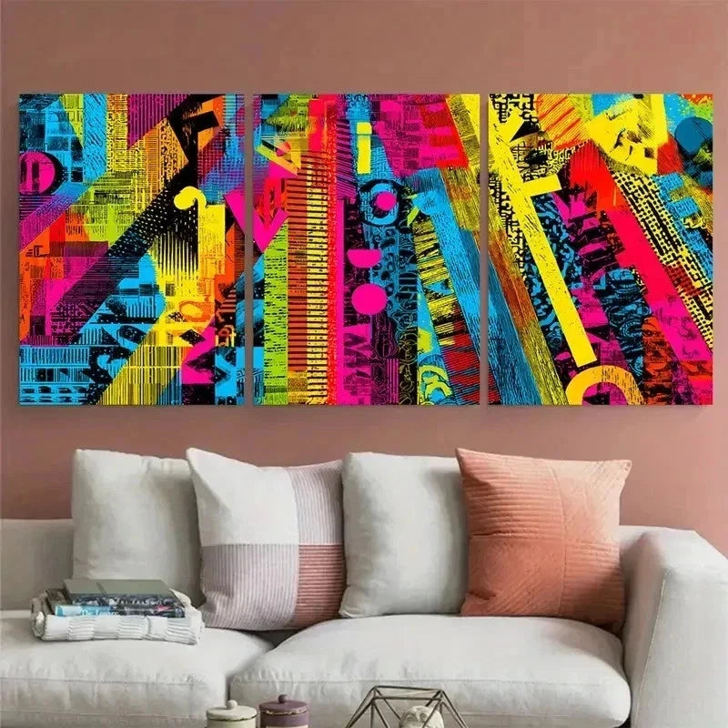 3pcs Aesthetic Abstract Minimalist Decor Perfect Wall Art Canvas Framed 40x60cm - High Quality Print 100% Australian Made Wall Canvas Ready to Hang