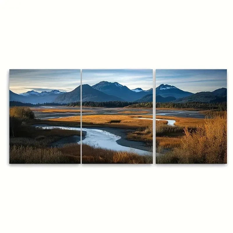 3pcs Cordova Travel Print Orca TI Wall Art Set Canvas Framed 60x90cm - High Quality Print 100% Australian Made Wall Canvas Ready to Hang