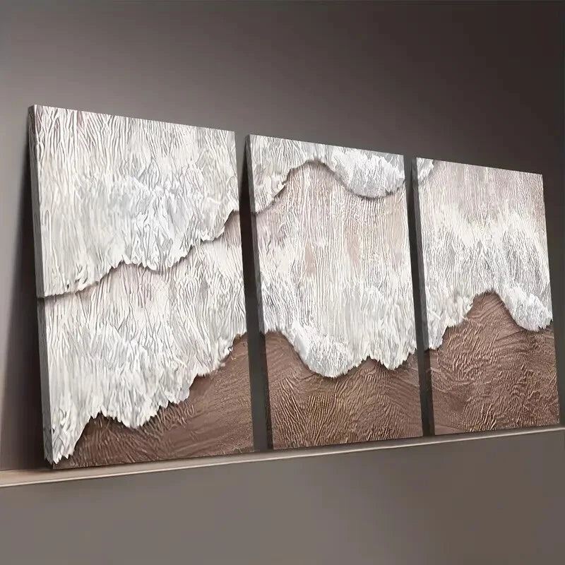 3pcs Modern Fashion Simple Abstract Perfect Wall Art Set Canvas Framed 40x60cm - High Quality Print 100% Australian Made Wall Canvas Ready to Hang