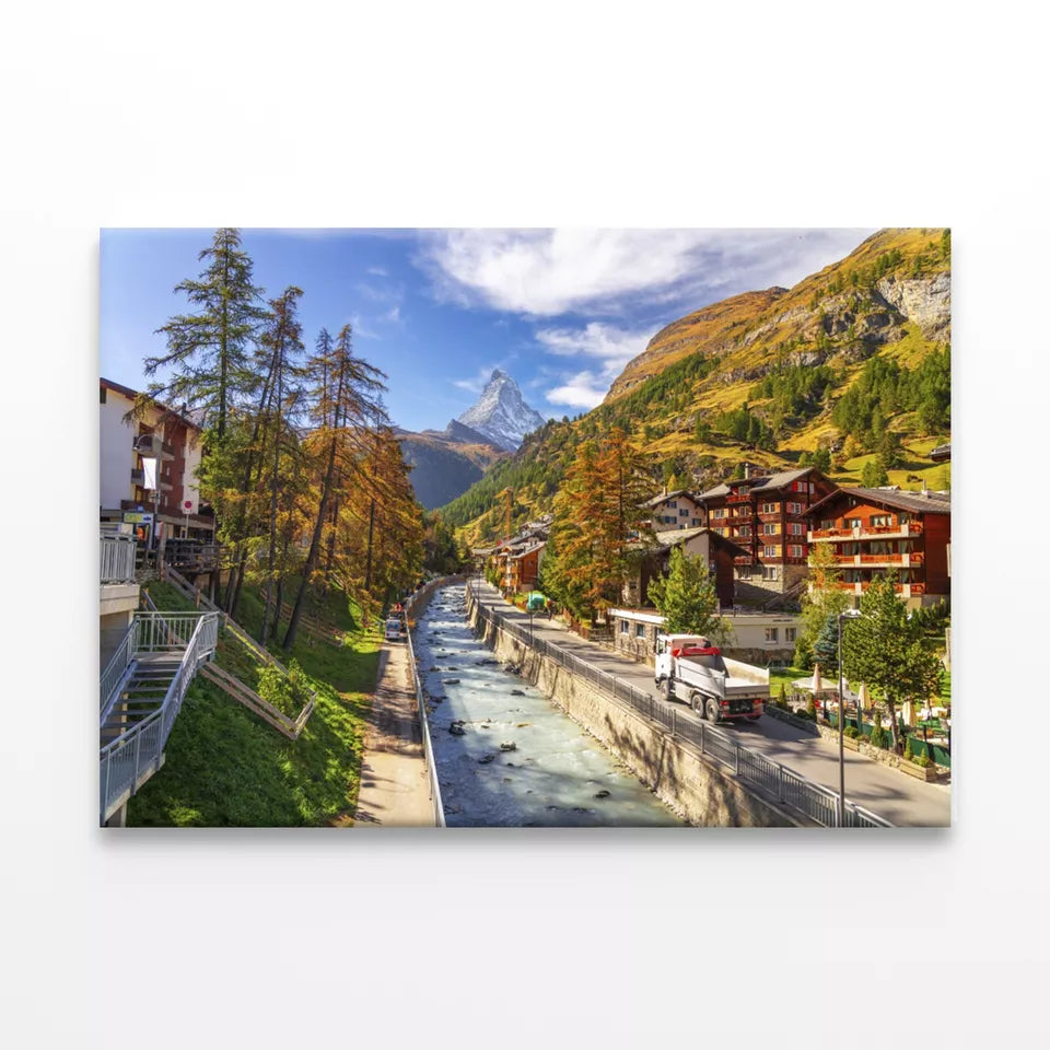 Switzerland On The Matter Vispa Wall Art Decor 100% Australian Made