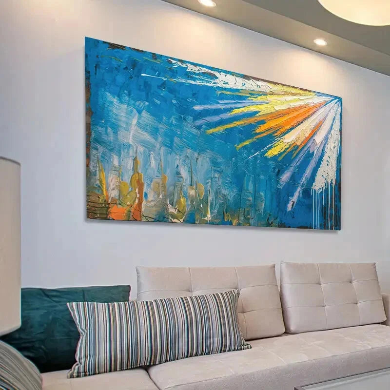 Graffiti Creative Decoration Wall Art Canvas Office Home Room Framed 120x60cm