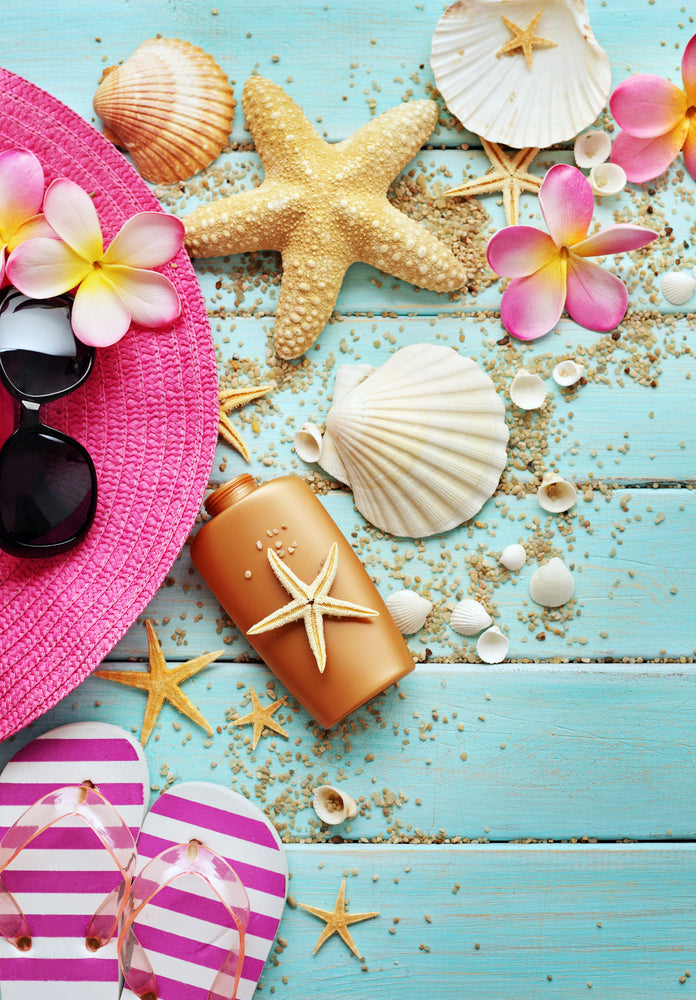 Sea Shells on a Wood Board Photograph Print 100% Australian Made