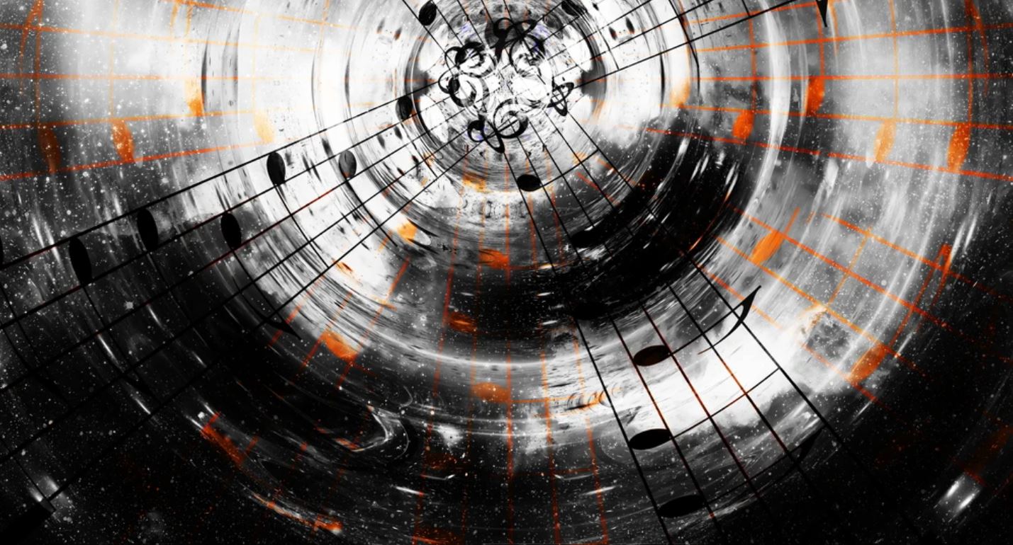 Music Notes Abstract Design Home Decor Premium Quality Poster Print Choose Your Sizes