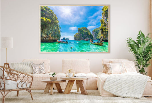 Loh Samah Bay View Phi Phi Island Photograph Home Decor Premium Quality Poster Print Choose Your Sizes