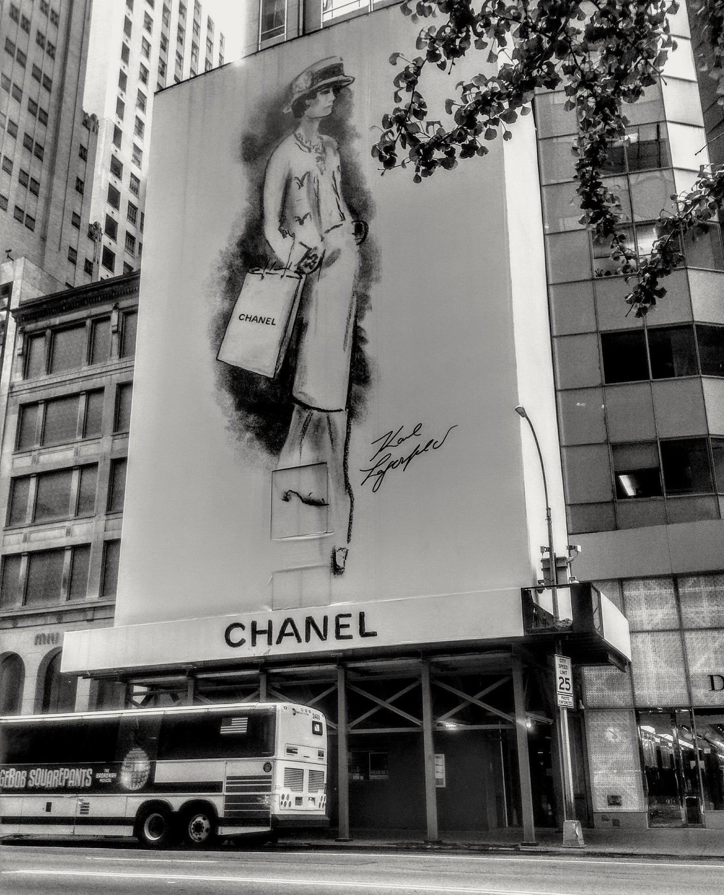 Fashion Store Front View B&W Print 100% Australian Made