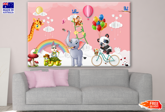 Kids Room Animals Decoration Nursery & Kids Print 100% Australian Made