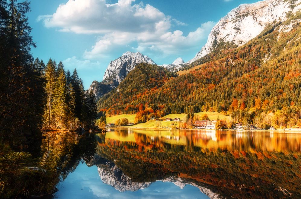 Stunning Lake & Mountain View Landscape Photograph Print 100% Australian Made