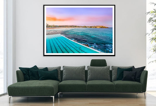 Bondi Beach Icebergs Pool Photograph Sydney Home Decor Premium Quality Poster Print Choose Your Sizes