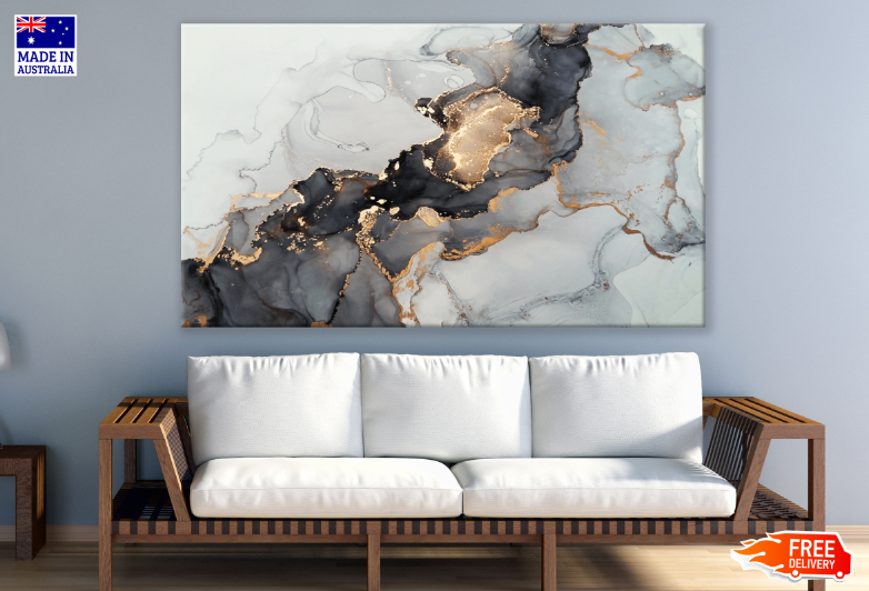 B&W Abstract Design Print 100% Australian Made