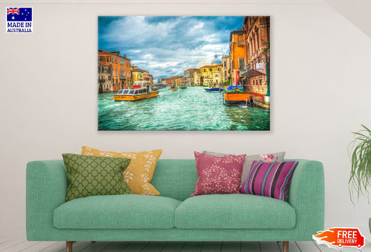 View of a Canal Grande in Venice, Italy Photograph Print 100% Australian Made