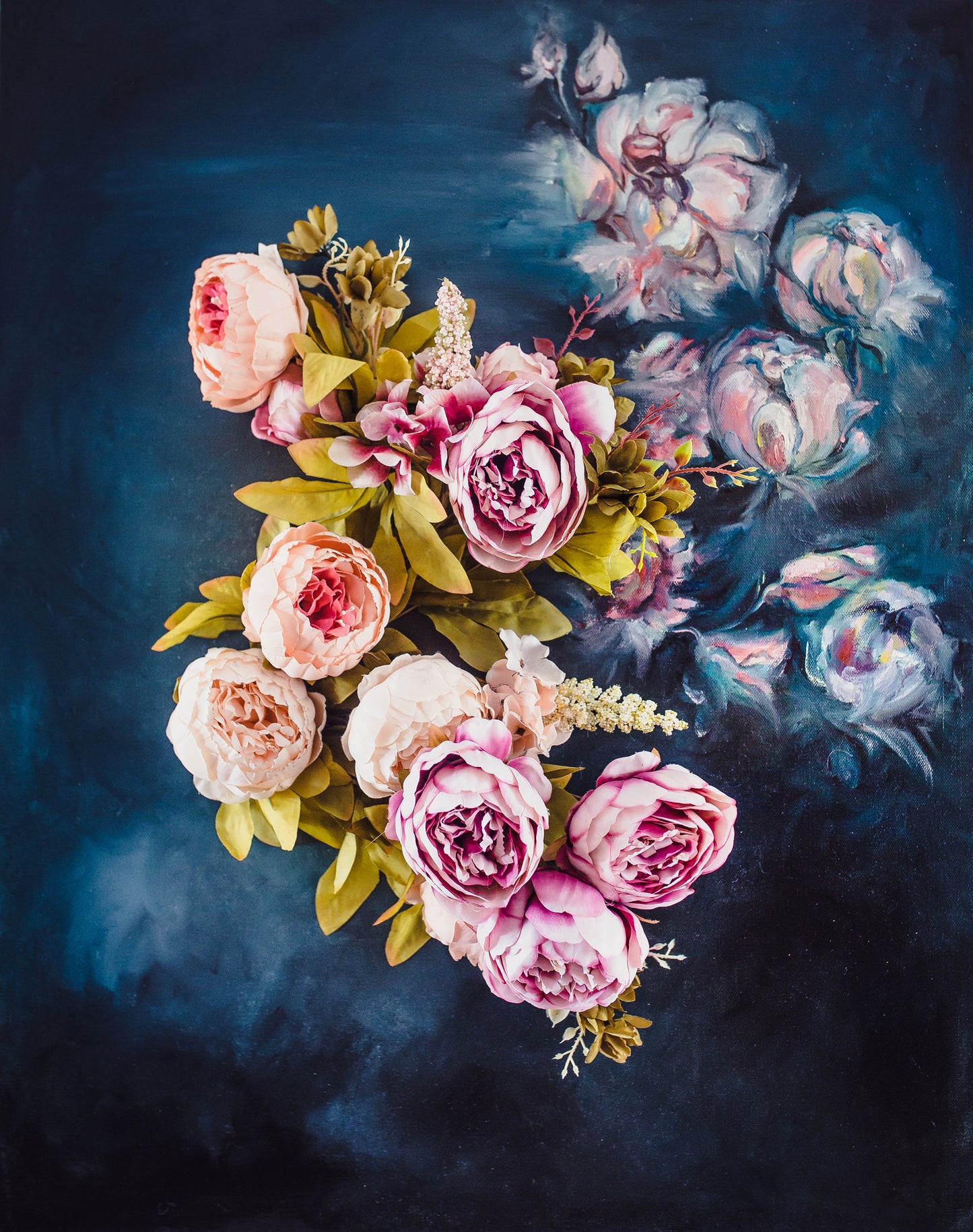 Colorful Flower Bunch Painting Print 100% Australian Made