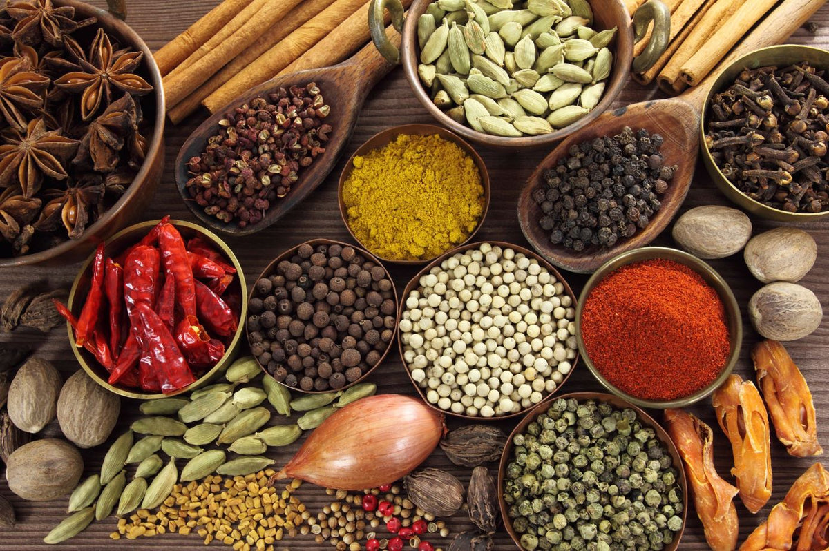 Spices on Spoons Photograph Home Decor Premium Quality Poster Print Choose Your Sizes