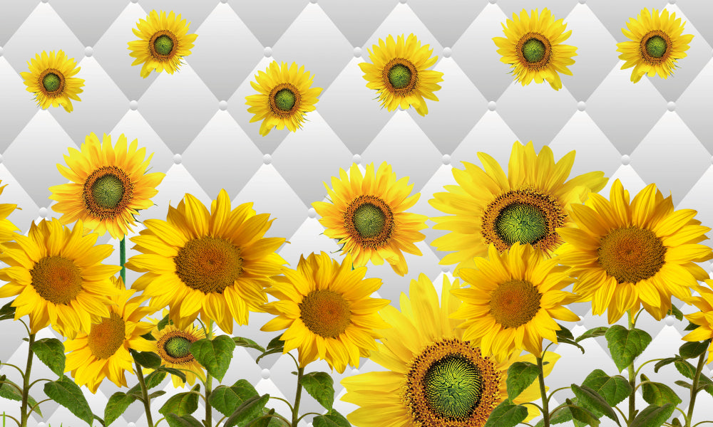 Sunflowers 3D Design Print 100% Australian Made
