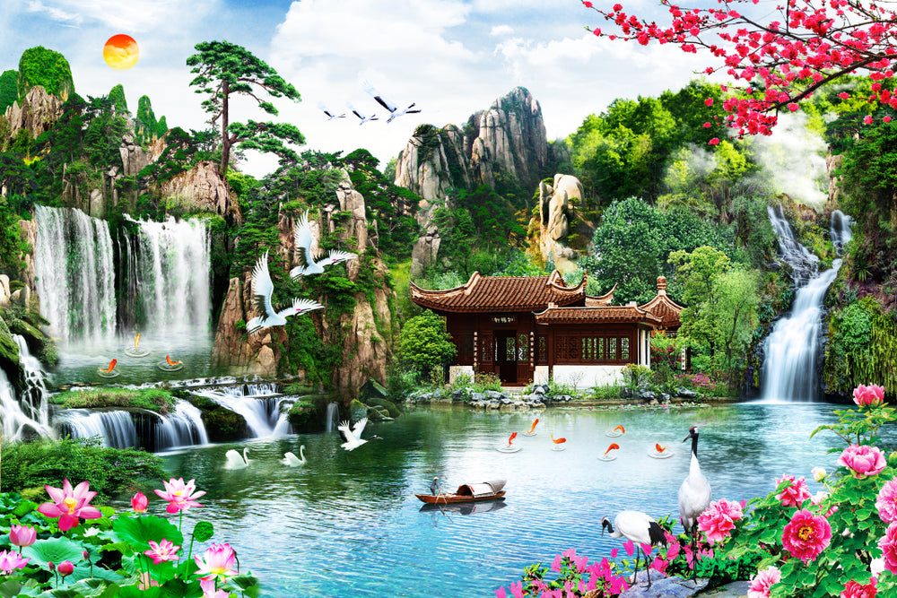 Nature Landscape Scenery Painting Home Decor Premium Quality Poster Print Choose Your Sizes