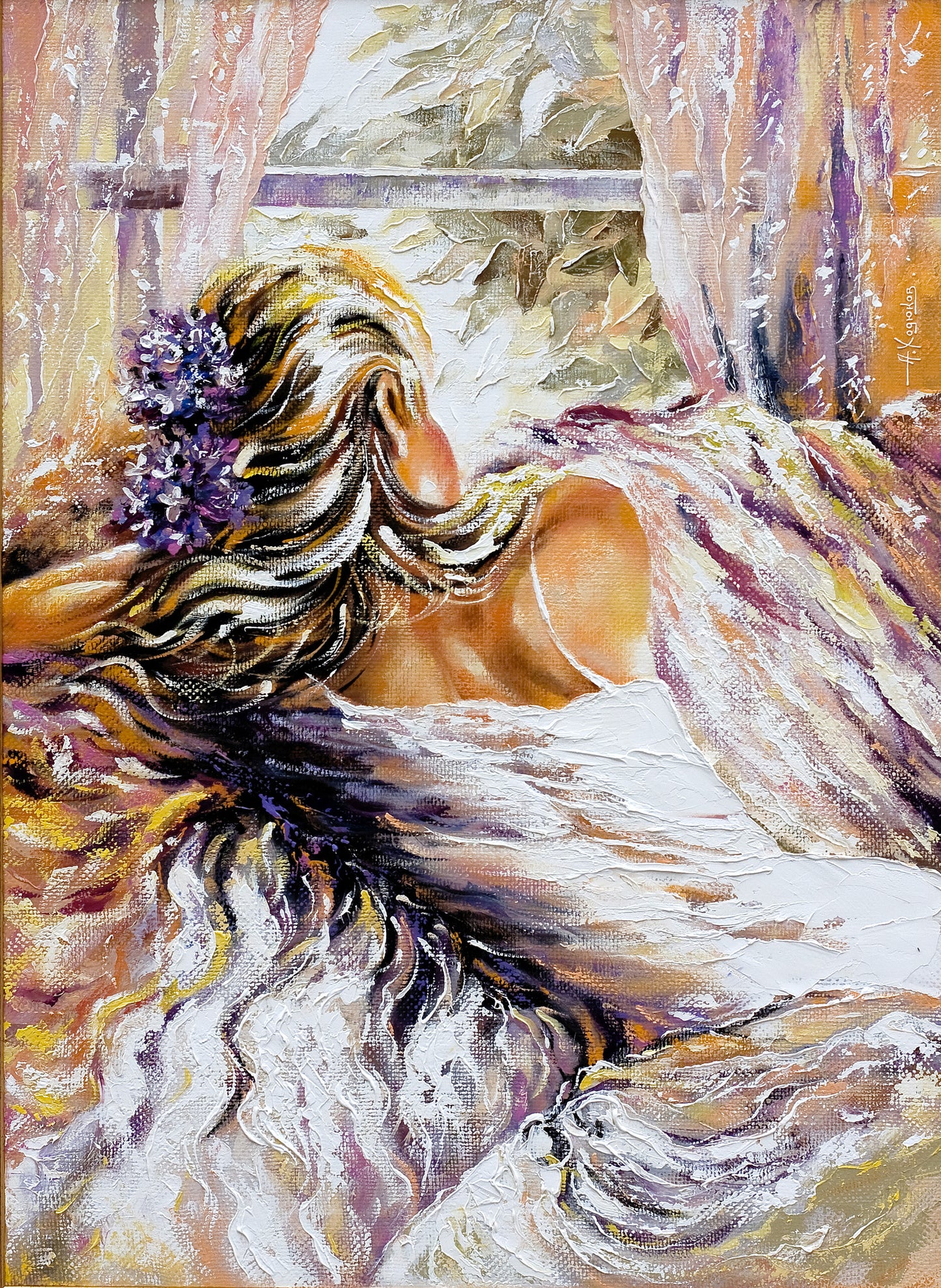 Girl Sleeping Watercolor Painting Print 100% Australian Made