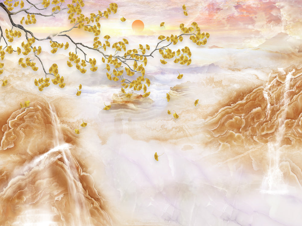 Nature Landscape View Watercolor Painting Print 100% Australian Made