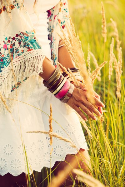 Girl on Grass Field Photograph Print 100% Australian Made