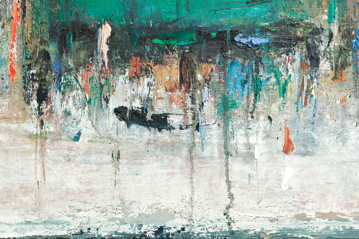 Colorful Abstract Painting Design Print 100% Australian Made