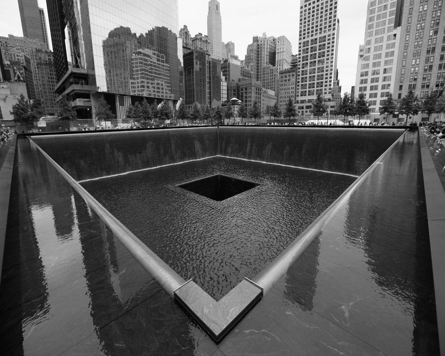 Memorial at World Trade Center Ground Zero New York City Photograph Print 100% Australian Made