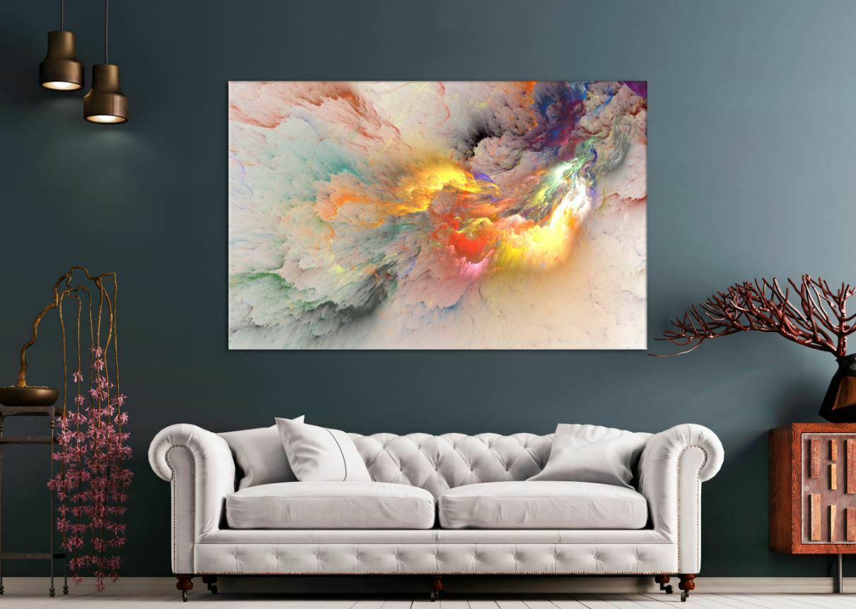 Yellow and Orange Abstract Print 100% Australian Made