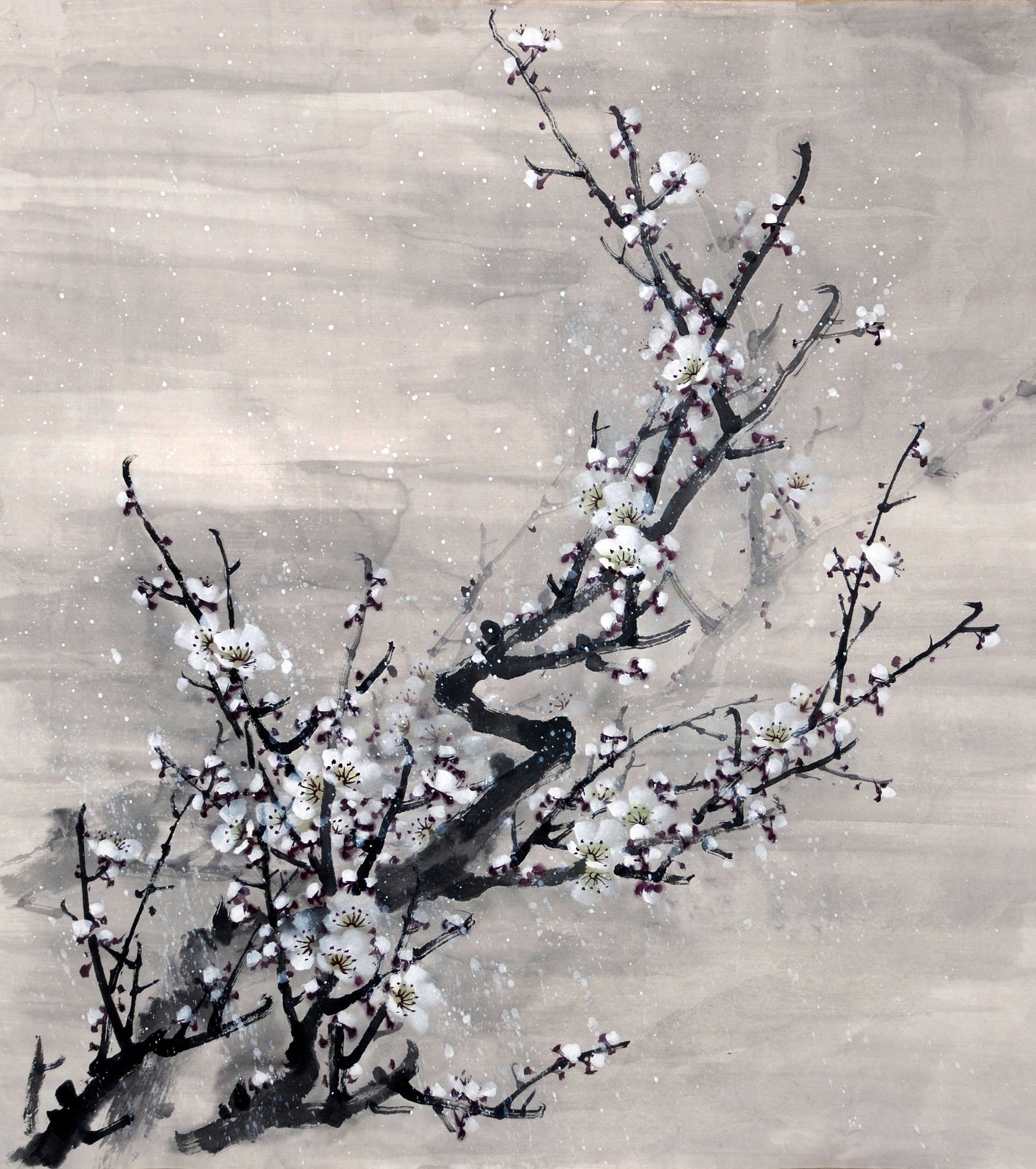 Flower Tree Branch Watercolor Painting Print 100% Australian Made