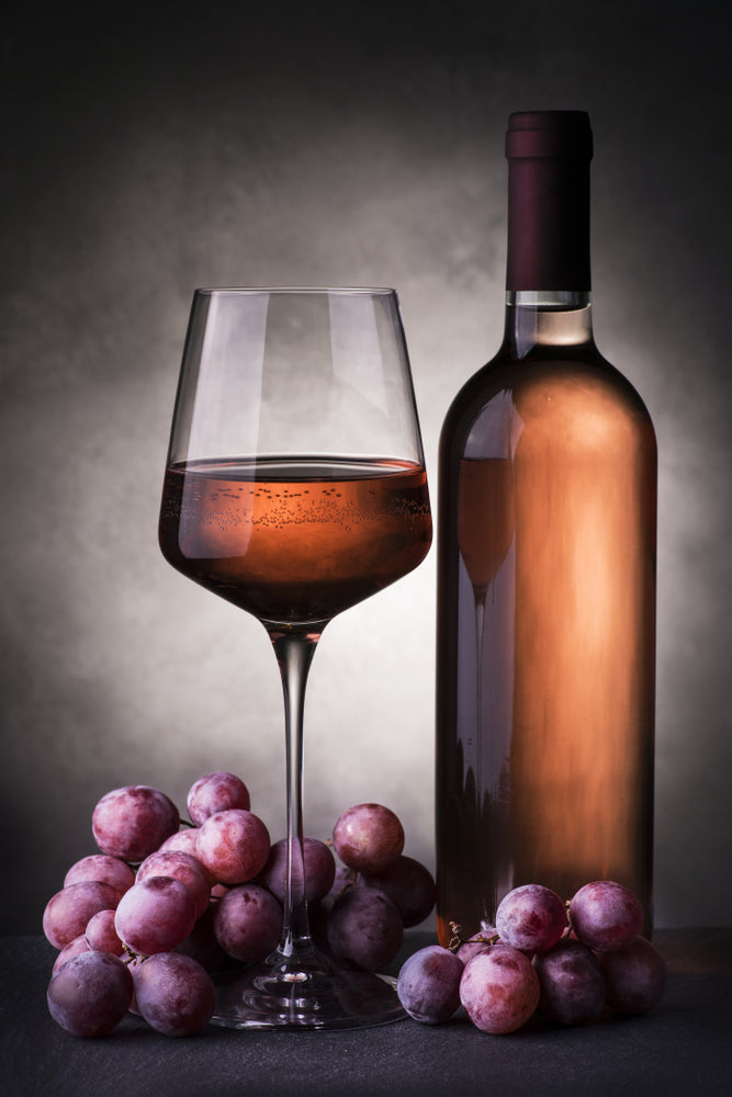 Grape Wine Bottel, Glass & Grape Fruit Kitchen & Restaurant Print 100% Australian Made