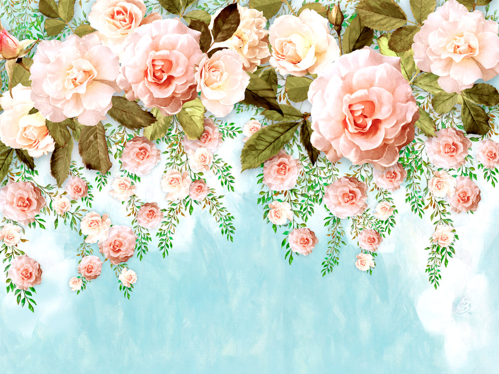 Colorful Flowers Watercolor Painting Print 100% Australian Made