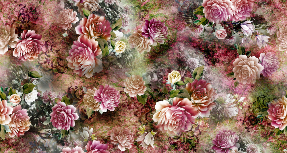 Colourful Floral Design Print 100% Australian Made