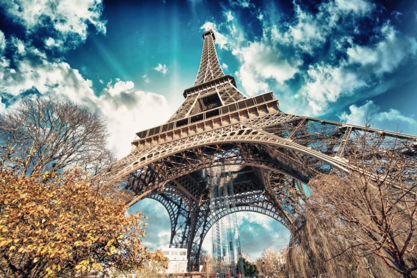 Eiffel Tower Closeup Photograph Print 100% Australian Made