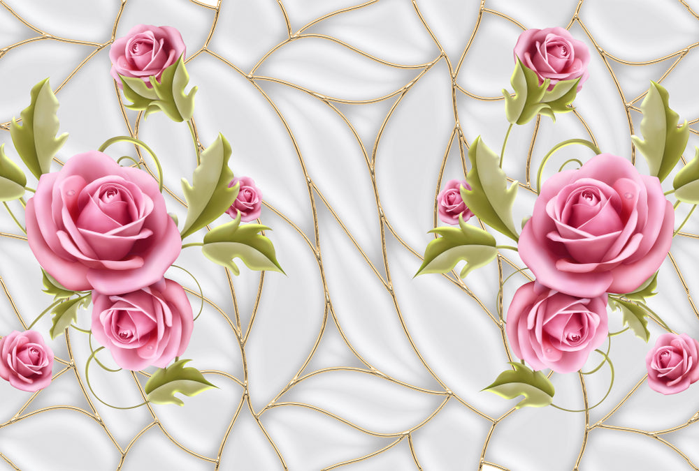 Floral Plant 3D Design Print 100% Australian Made