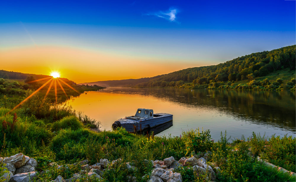 Stunning Landscape View in Sunset Photograph Print 100% Australian Made
