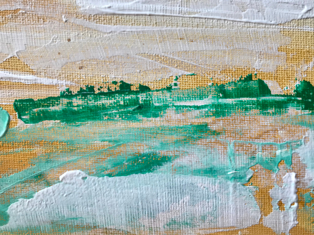 Colorful Abstract Painting Design Print 100% Australian Made