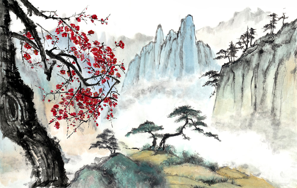 Nature Landscape Watercolor Painting Print 100% Australian Made