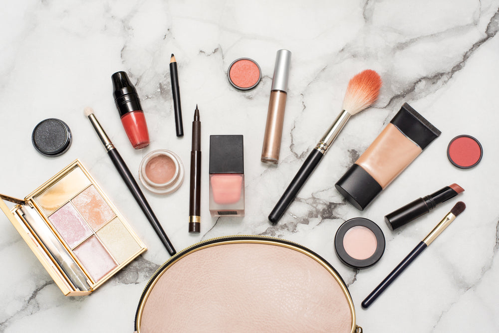 Makeup Items Aerial Photograph Home Decor Premium Quality Poster Print Choose Your Sizes