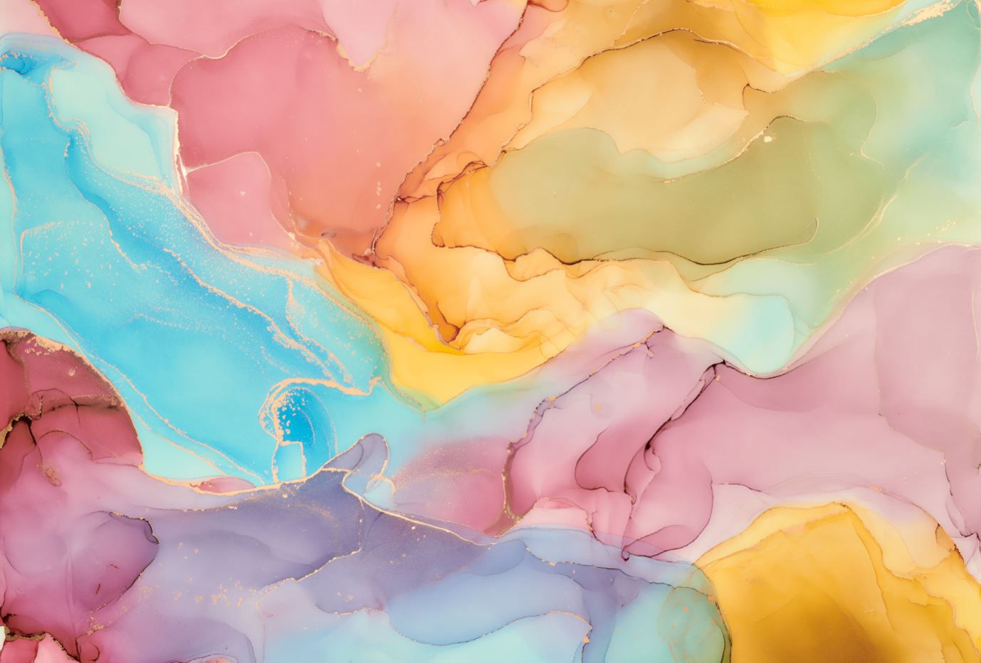 Colorful Abstract Painting Design Print 100% Australian Made