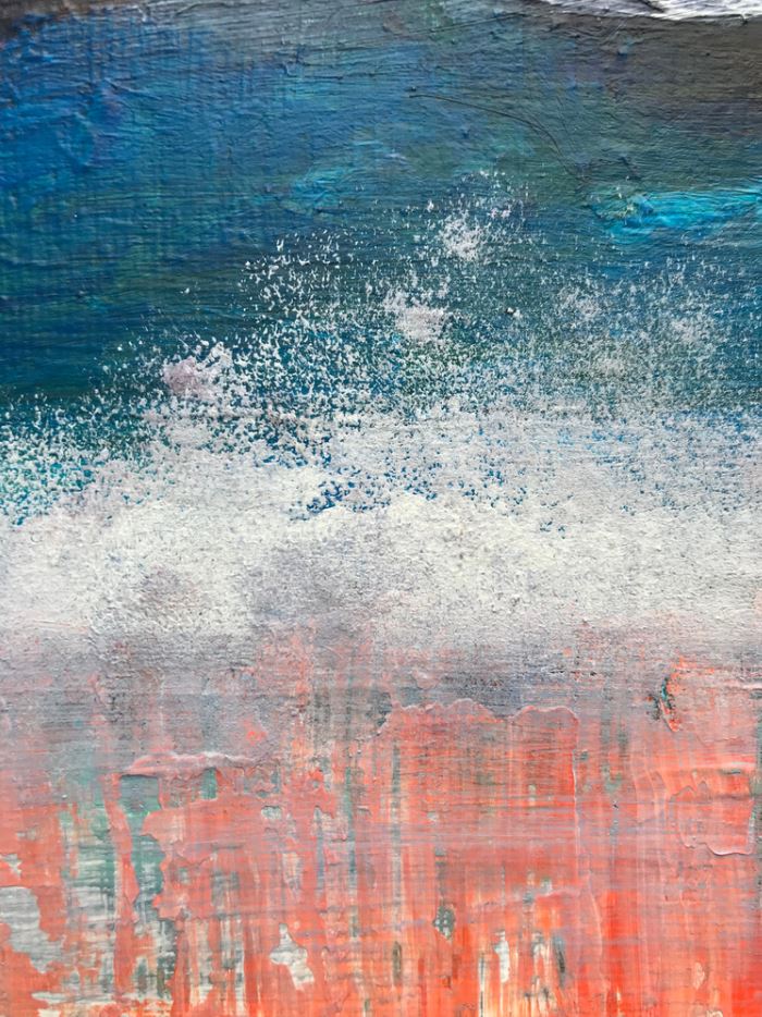 Colorful Abstract Painting Design Print 100% Australian Made