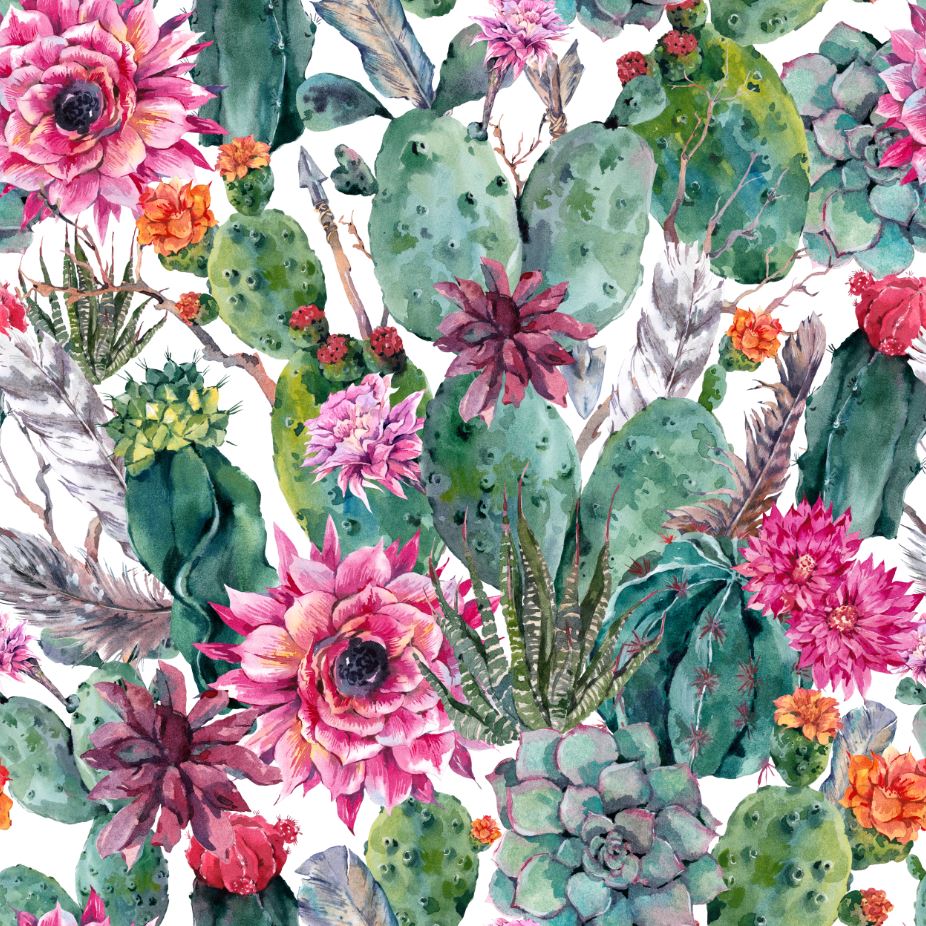 Square Canvas Floral Painting High Quality Print 100% Australian Made