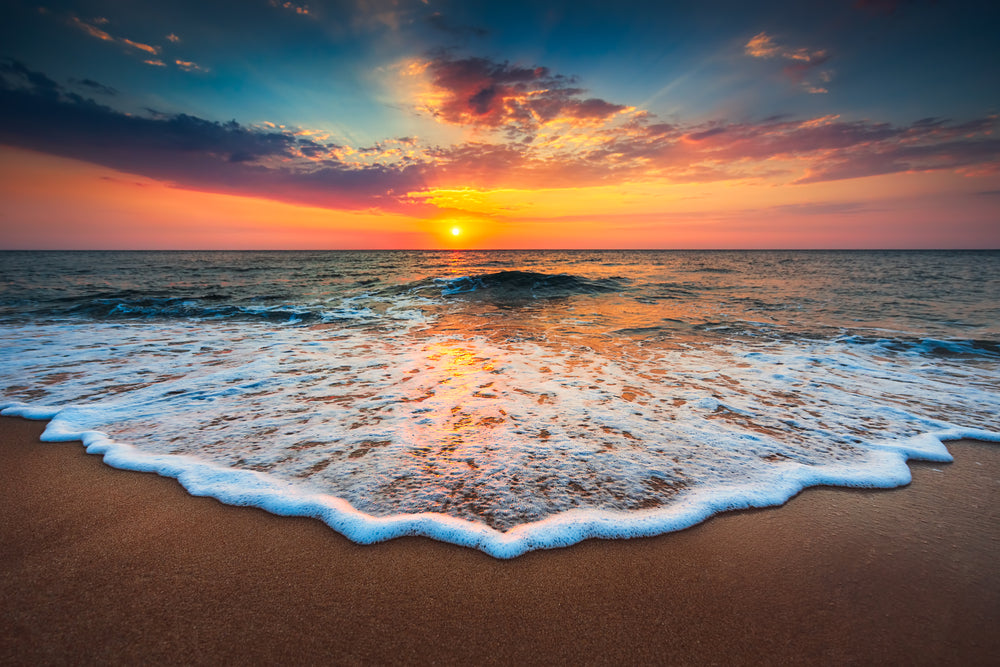Beautiful Cloudscape Over the Sea Sunrise Photograph Print 100% Australian Made