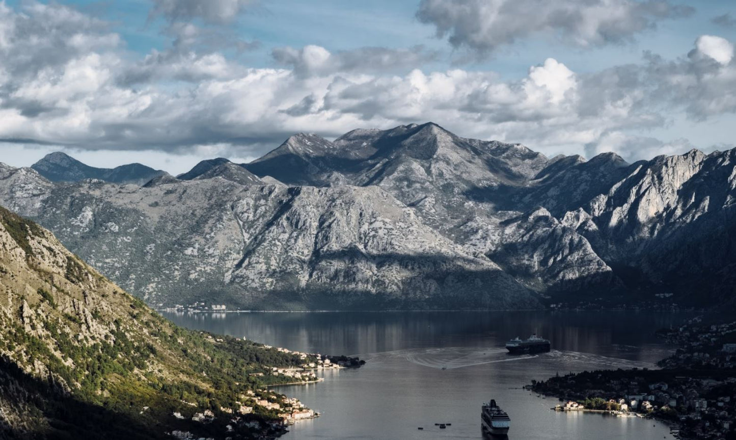 River & Mountain Scenery View Home Decor Premium Quality Poster Print Choose Your Sizes