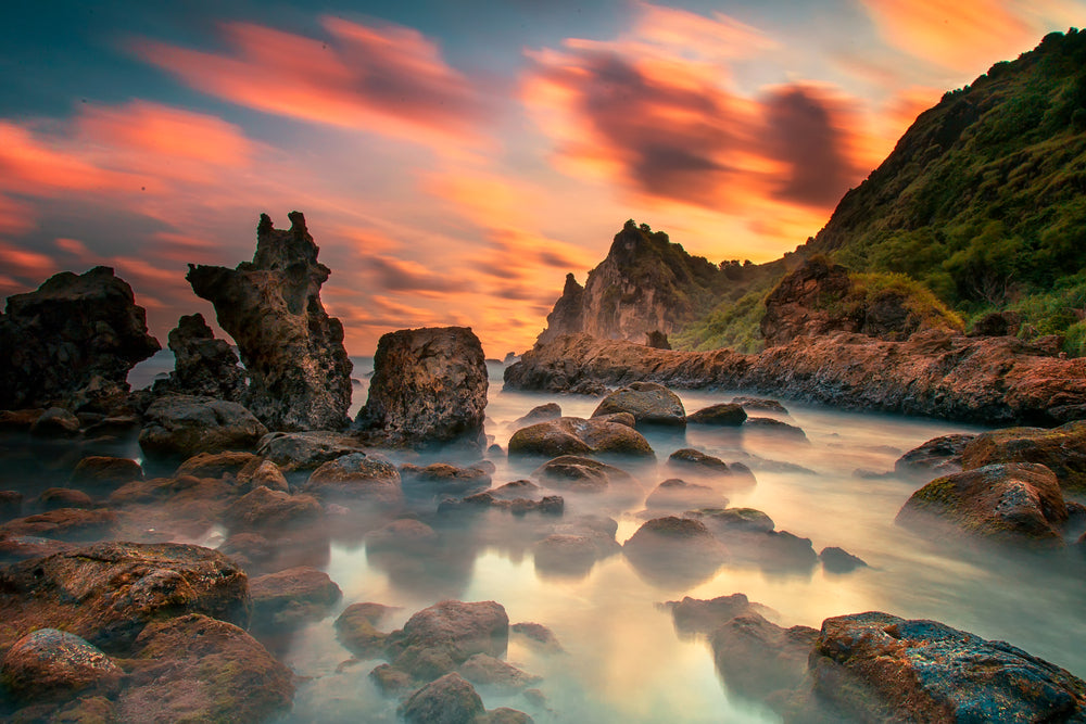 Sunset Sea Scenery Photograph Home Decor Premium Quality Poster Print Choose Your Sizes