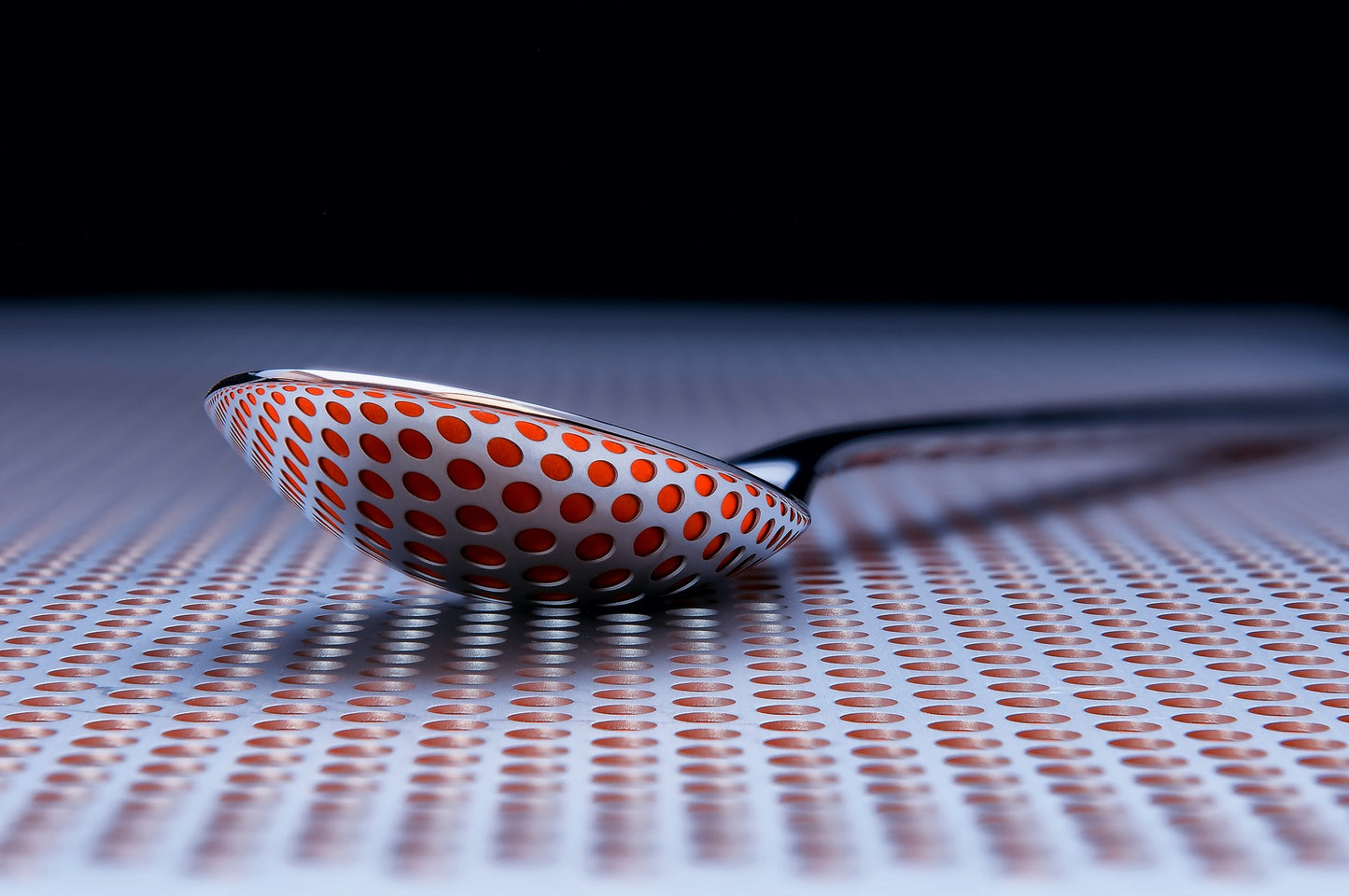 Spoon Closeup Reflection View Print 100% Australian Made