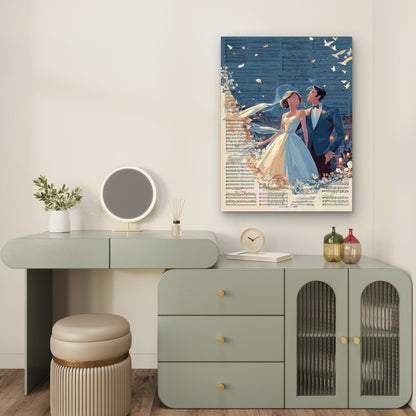 First Song Wedding 60x90cm Metal Print Ready to Hang