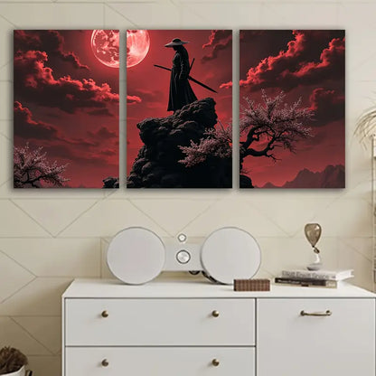 3pcs The Man At The Top Poster Wall Art Set Canvas Framed 50x70cm - High Quality Print 100% Australian Made Wall Canvas Ready to Hang
