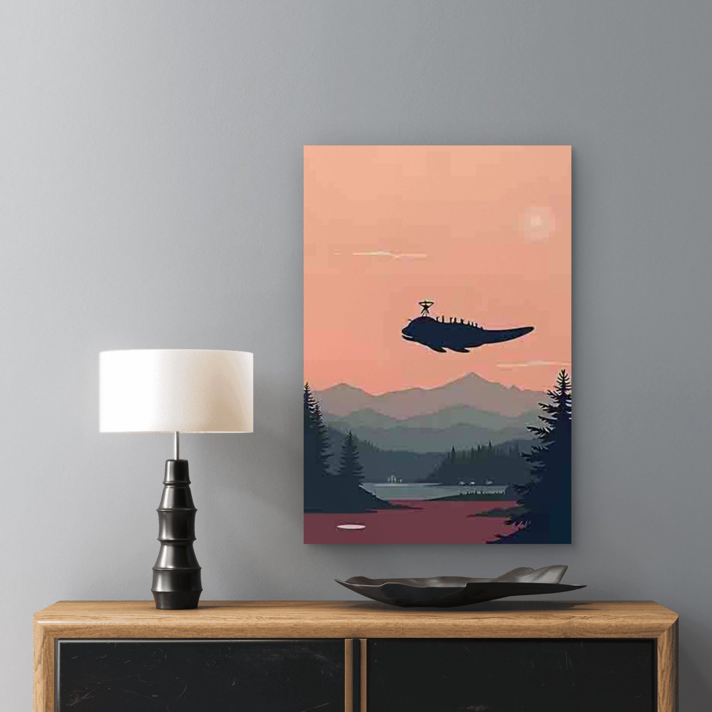 MAKE LOVE AND NOT WAR Text 60x90cm Metal Print Ready to Hang - Bella Home Decor